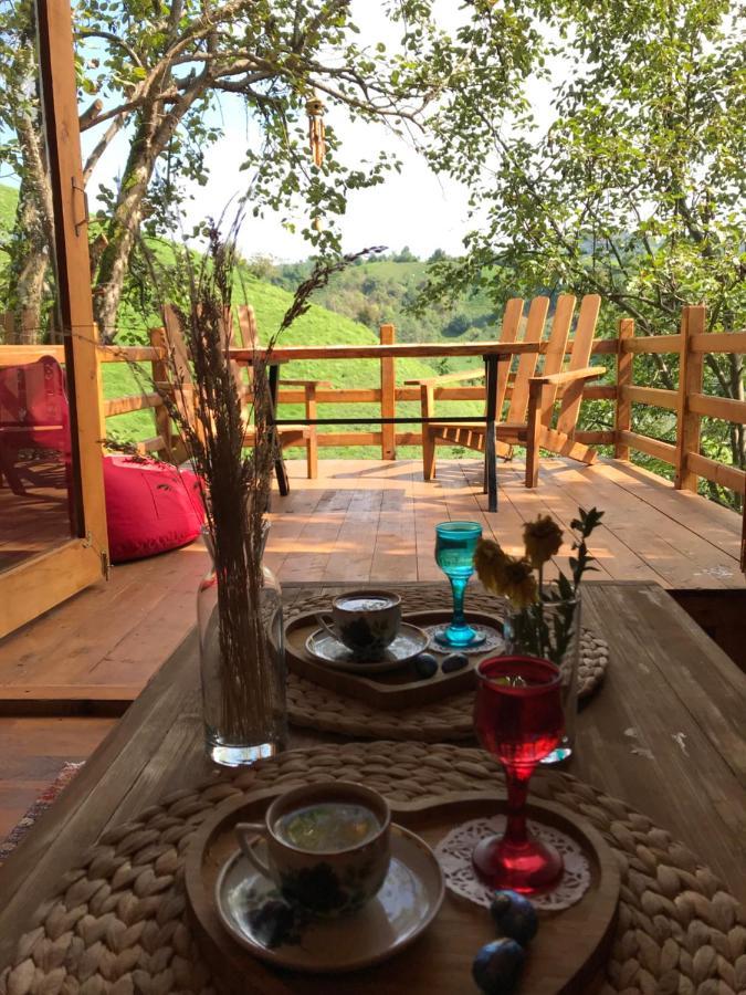 Oruba Bungalov Pensionat Rize Exteriör bild