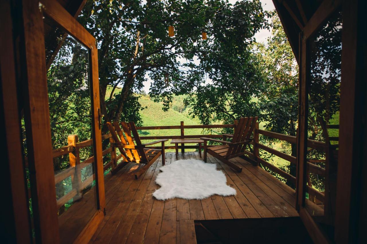Oruba Bungalov Pensionat Rize Exteriör bild